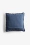 Frig Throw Pillow Cover 45X45 Denim Tassel Detailed - 3