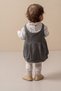 Baby Girl Striped Bodysuit and Dress with Pantyhose as a Gift - 6