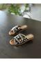 Silver Sequin Buckle Women's Daily Slippers