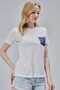 Isabel Women's T-Shirt 1St Quality 100% Cotton Combed Cotton Slit Pocket Tshirt - 4
