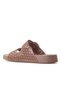 Habana Fersh Women's Buckle Detailed Pool-Beach-Casual Slippers 25Y S10344 Powder - 3