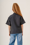 Girl's Short Sleeve Striped Shirt 3170 - 5