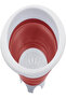 Smart Kitchen Collapsible Colander 27 cm – White/Red, Space-Saving Design