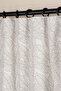 Jacquard Leaf Fon Curtain 140X270 Gray - 5