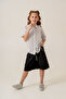 Girl's Baby Collar Half Sleeve Shirt 3171 - 2