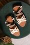 Liqqa Cross Leather Detailed Elastic Women's Sandals - 2