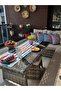 Checkerboard Patterned Throw Pillow Cover - 6