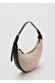Mini Oval Linen Blend Shoulder Bag