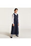 بلوزة سادة بفتحة رقبة على شكل حرف V مع تفاصيل أزرار - 2