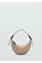 Mini Oval Linen Blend Shoulder Bag - 3