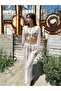 Transparent Lace Pareo Set – Tie-Up Top & Wide Leg Pants