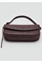Raffia Look Shoulder Bag with Flap - 6