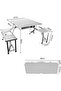 Folding Aluminum Camping Table with 4 Multi-Purpose Chairs - 5