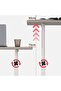 Laptop Table, 80*40 CM Height Adjustable Computer Desk, Portable Study Table - 6