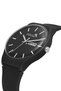 Sports Unisex Silicone Strap Day Moon Calendar Wristwatch Black Color PL-1555B2x - 2