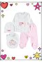 Best Bodysuit Set Models with 4 Princess Embroidered Ribbons