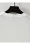 Printed Oversize Crew Neck T-Shirt - White - 2