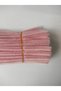 100 Pieces Pastel Pink Chenille, Feathered Wire Suitable for Flower Making, 30 cm 6mm - 4