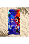 Sonic Power Themed Beach Towel