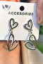 Dangle Heart Earrings - 2