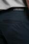 Zarse 1 Normal Waist Tapered Cut Narrow Leg 100% Cotton Navy Blue Men's Trousers - 4