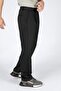 Joanka normal waist normal cut straight leg black men's trousers - 4