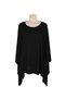 Nursing Cover Shawl Scarf Maternity Poncho Top for Breastfeeding and Baby Car Seat Cover, Black
