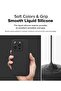 iPhone 16 Pro Case Cover | Silicone Magnetic Series | Black - 6