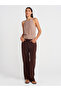 10766 Crew Neck Slim Knitwear Blouse-Mink - 4