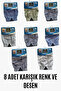 Men's 8'Li Shirt Pattern 100% Cotton Poplin Boxer Hzl25S-Av01
