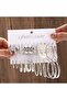 12Pcs Multi-Ring Clip-On Multi-Combine Ring Earrings Set with Pearl Combine Earrings Set 12 Pairs Earrings - 6