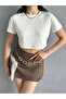Women's Crew Neck Crop T-shirt - 4