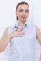 قميص نسائي بأكمام صفرية وأزرار علوية - 2
