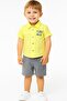 Baby Boy Linen Shirt and Shorts Set - 4