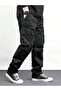 Men's Cargo Pocketed Gabardine Baggy Pants