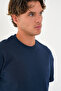 Blank Unisex Oversize Wide Cut T-Shirt 100% Cotton Thick Textured Crew Neck T-Shirt - 3