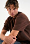Blank Unisex Oversize Wide Cut T-Shirt 100% Cotton Thick Textured Crew Neck T-Shirt - 4