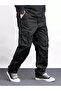 Men's Cargo Pocketed Gabardine Baggy Pants - 2