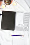 A5 Maiden Tower Themed Black Kraft Cover Notebook - Daily Planner - 45 Sheets (90 Pages) 15X21 cm - 3