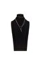 Pelot Silver Onyx Tip Necklace - 3