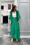Crinkled Modal Skirt Emerald - 3
