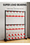 Double Rod Clothing Rack Dual Layer Clothes Drying Stand Garments Hanging Organizer 2 Hanger Rails - 7
