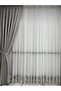 Fish Backless Gray Background Curtain 1/2.5 Medium Pleated Background Curtain - 4