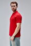 Men's Standard Fit Cotton Soft Texture Cool Waffle Fabric Polo Neck T-Shirt - 5