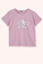 Baby Girl Short Sleeve Pink T-Shirt