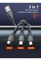 3-in-1 USB Cable 100W Fast Charging | Braided, Anti-Bend, Metal Shell | Turbo Engine Tech - 8