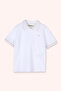 Baby Boy White Polo Neck T-Shirt