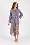 Lace Niki Velvet Bamboo Cotton Robe - 3