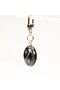 Damla Design Enamel Embroidered Oltu Stone Keychain