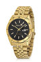 Men's Wrist Watch with Lens Calendar Gold Black Color Pl-0987E5X - 3
